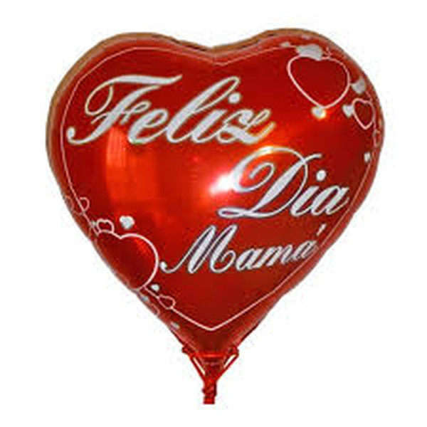 Globo de 18” con Mensaje "Feliz Día Mamá"